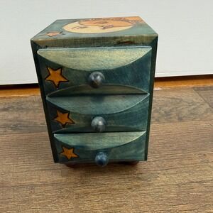 Enchanted World of Boxes Moon Star Wood Chest Poland